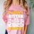 Proud Sister Of a Class Of 2025 Graduate Family Graduation Comfort Color Blast T-Shirt Clay