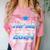 Proud Step Dad Of Kindergarten Graduate 2024 Graduation Step Comfort Color Blast T-Shirt Clay