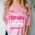 Proud Step Mom Of 2019 Graduate Class 2019 Tshirt Graduation Comfort Color Blast T-Shirt Clay