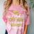 Proud Step Mom Of Two 2024 Graduate Class 2024 Graduation Comfort Color Blast T-Shirt Clay