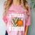 Proud Stepdad Of A 2026 Senior Basketball Graduation Leopard Comfort Color Blast T-Shirt Clay