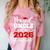 Proud Uncle Of A 2026 Graduate Senior Family Graduation Comfort Color Blast T-Shirt Clay