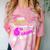 Queen 6th Grade Graduation For Girls Comfort Color Blast T-Shirt Clay