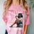 Queen Masters Degree Graduation Educated Melanin Grad Comfort Color Blast T-Shirt Clay