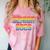 Rainbow LGBT Pride Senior 2023 Graduation Comfort Color Blast T-Shirt Clay