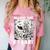 Reading Time At Last Book Lover Introvert Skeleton Reading Comfort Color Blast T-Shirt Clay