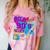 Retro 1980s 80's Baby 1990s 90's Made Me Nostalgia Birthday Comfort Color Blast T-Shirt Clay