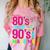 Retro 1980s 80's Baby 1990s 90's Made Me Nostalgia Vibes Premium Tri-Blend Comfort Color Blast T-Shirt Clay