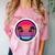 Retro 80s Synthwave Sunset & Palm Trees Retro Nostalgia 80s Comfort Color Blast T-Shirt Clay Retro 80s Synthwave Sunset & Palm Trees Retro Nostalgia 80s Comfort Color Blast T-Shirt Clay