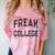 Retro Anti Social FREAK COLLEGE Introvert Stay Away From Me Comfort Color Blast T-Shirt Clay Retro Anti Social FREAK COLLEGE Introvert Stay Away From Me Comfort Color Blast T-Shirt Clay