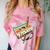 Retro Cassette Tape & Pencil Rewind Nostalgia Party 80s 90s Premium Comfort Color Blast T-Shirt Clay