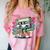 Retro Old Cassette Tape Cartoon With Walker Nostalgia Comfort Color Blast T-Shirt Clay