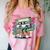 Retro Old Cassette Tape Cartoon With Walker Nostalgia Comfort Color Blast T-Shirt Clay