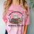Retro Proud Introverted Book Club Anti Social Reader Comfort Color Blast T-Shirt Clay