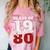 Reunion 1980 Class Of 1980 Reunion 80 Graduation 1980 Comfort Color Blast T-Shirt Clay