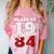 Reunion 1984 Class Of 1984 Reunion 84 Graduation 1984 Comfort Color Blast T-Shirt Clay