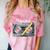 Rewind Cassette Tape Nostalgia 80s 90s Retro Music Lover Comfort Color Blast T-Shirt Clay