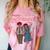 Running Together Always Connected Anime Nostalgia Message Comfort Color Blast T-Shirt Clay Running Together Always Connected Anime Nostalgia Message Comfort Color Blast T-Shirt Clay