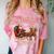 Santa Has The Right Idea Introvert Christmas Comfort Color Blast T-Shirt Clay Santa Has The Right Idea Introvert Christmas Comfort Color Blast T-Shirt Clay