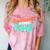 Sarcasm It's How I Hug Sarcastic Humor Introvert Comfort Color Blast T-Shirt Clay