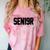 SEN19R Senior 2019 High School Graduation Party T-Shirt Comfort Color Blast T-Shirt Clay