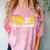 Senior 2018 Class President-School Colors Graduation Comfort Color Blast T-Shirt Clay