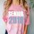 Senior 2019 Shirt Graduation Class Back To School Tee Comfort Color Blast T-Shirt Clay