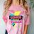 Senior 2022 Graduation Class Of 2022 Retro 90's Graduation Comfort Color Blast T-Shirt Clay