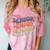 SENIOR 2023 Retro Class Of 2023 Seniors Graduation 23 Hippie Comfort Color Blast T-Shirt Clay