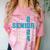 Senior 2024 Graduation Class Of 2024 Senior Boys Girls Comfort Color Blast T-Shirt Clay