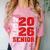 Senior 2026 Class Of 2026 Graduation Comfort Color Blast T-Shirt Clay
