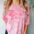 Senior 2026 Coquette Pink Bow Class Of 2026 Graduation Girls Comfort Color Blast T-Shirt Clay