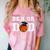 Senior 2026 Dad Basketball Graduation Comfort Color Blast T-Shirt Clay