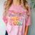 Senior 2026 Groovy Retro Grad Class Of 2026 Graduation Kids Comfort Color Blast T-Shirt Clay