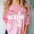 Senior 2026 Soccer Player Class Of 2026 Senior Graduation Comfort Color Blast T-Shirt Clay