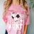 Senior Aunt Class Of 2026 Soccer Graduation Heart Comfort Color Blast T-Shirt Clay