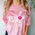 Senior Cheerleader Cheer Class Of 2025 Graduation Graduate Comfort Color Blast T-Shirt Clay