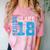 Senior Class 18 Shirt Graduation Apparel T-Shirt Comfort Color Blast T-Shirt Clay