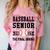 Senior Class Of 2025 Baseball Senior Night Graduation Party Comfort Color Blast T-Shirt Clay