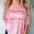 Senior Class 2026 Graduation American Flag Senior 2026 Comfort Color Blast T-Shirt Clay