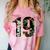 Senior Floral Class Of 2019 Shirt Graduation Idea Comfort Color Blast T-Shirt Clay