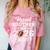 Senior Football Brother Class Of 2026 Graduation Graduate Comfort Color Blast T-Shirt Clay