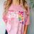 Senior Graduation Class Of 2023 Aunt Senior Tie Dye Comfort Color Blast T-Shirt Clay
