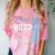 Senior Graduation Class Of 2023 Cute Senior 2023 Comfort Color Blast T-Shirt Clay
