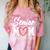 Senior Mom Class Of 2026 Graduation Premium Tri-Blend Comfort Color Blast T-Shirt Clay