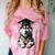 Siberian Husky Dog Graduation Cap Training School Graduate Men Women Kids Comfort Color Blast T-Shirt Clay