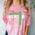 Soccer Senior Night Soccer Senior 2025 Graduation 14 Comfort Color Blast T-Shirt Clay