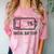 Social Battery 1 Shirt Introvert Anti Social Tee Gif Comfort Color Blast T-Shirt Clay