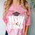 Social Work MSW Graduation Masters Degree Worker 2020 Comfort Color Blast T-Shirt Clay