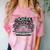 Sock Hop 50s Classic Car Nostalgia 1950s Greaser Comfort Color Blast T-Shirt Clay